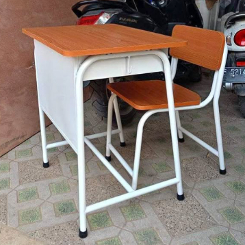 meja kursi sekolah besi pipa - meja kursi belajar siswa besi hpl