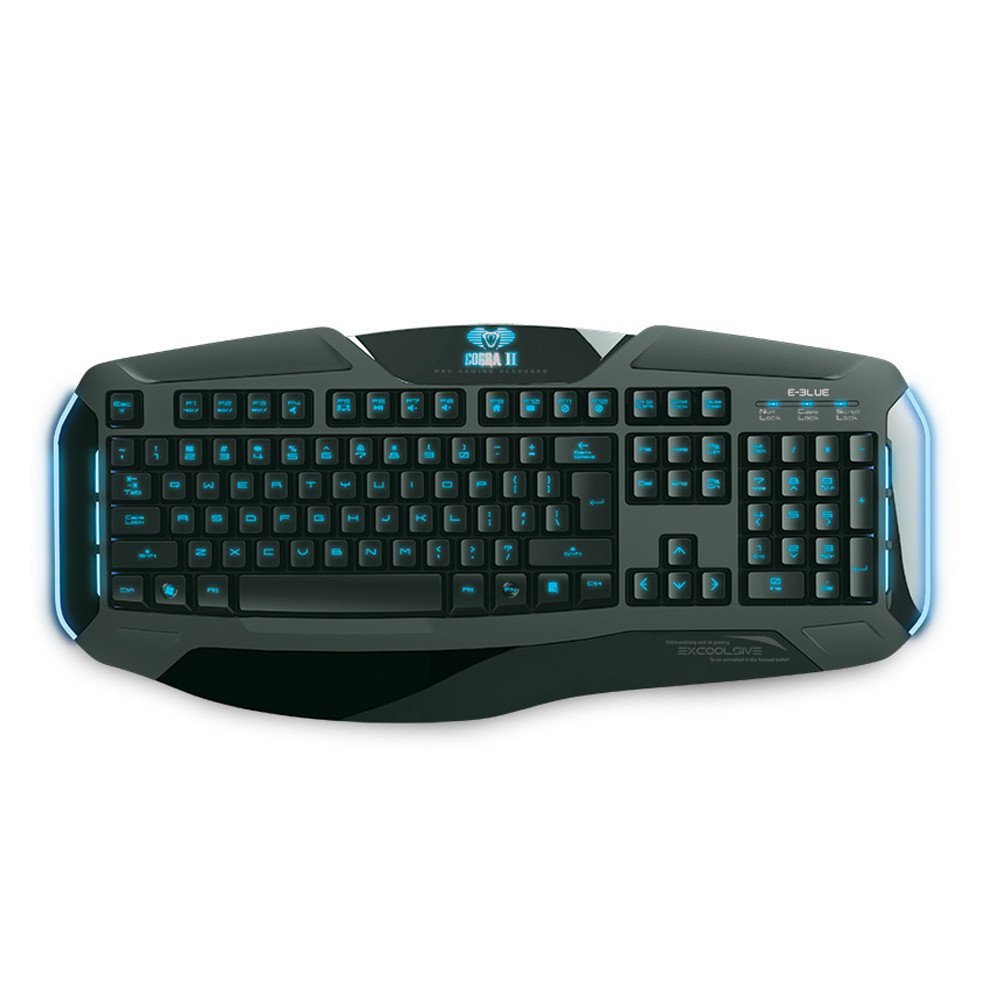 E-Blue Cobra II Blue LED Wired Professional Gaming Keyboard - EKM705