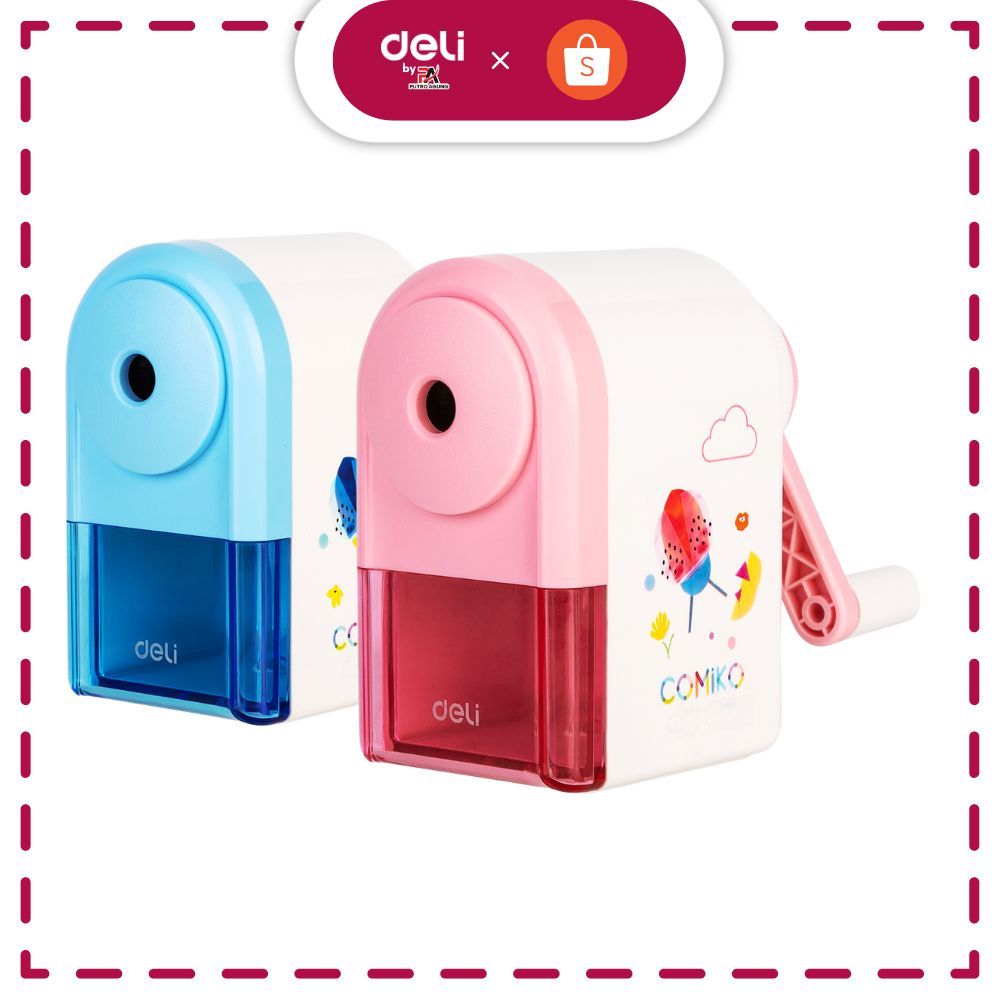 

Deli Rautan Pensil Rotary E0641S / Pencil Sharpener Alat Raut Putar Perlengkapan Sekolah Dan Kantor