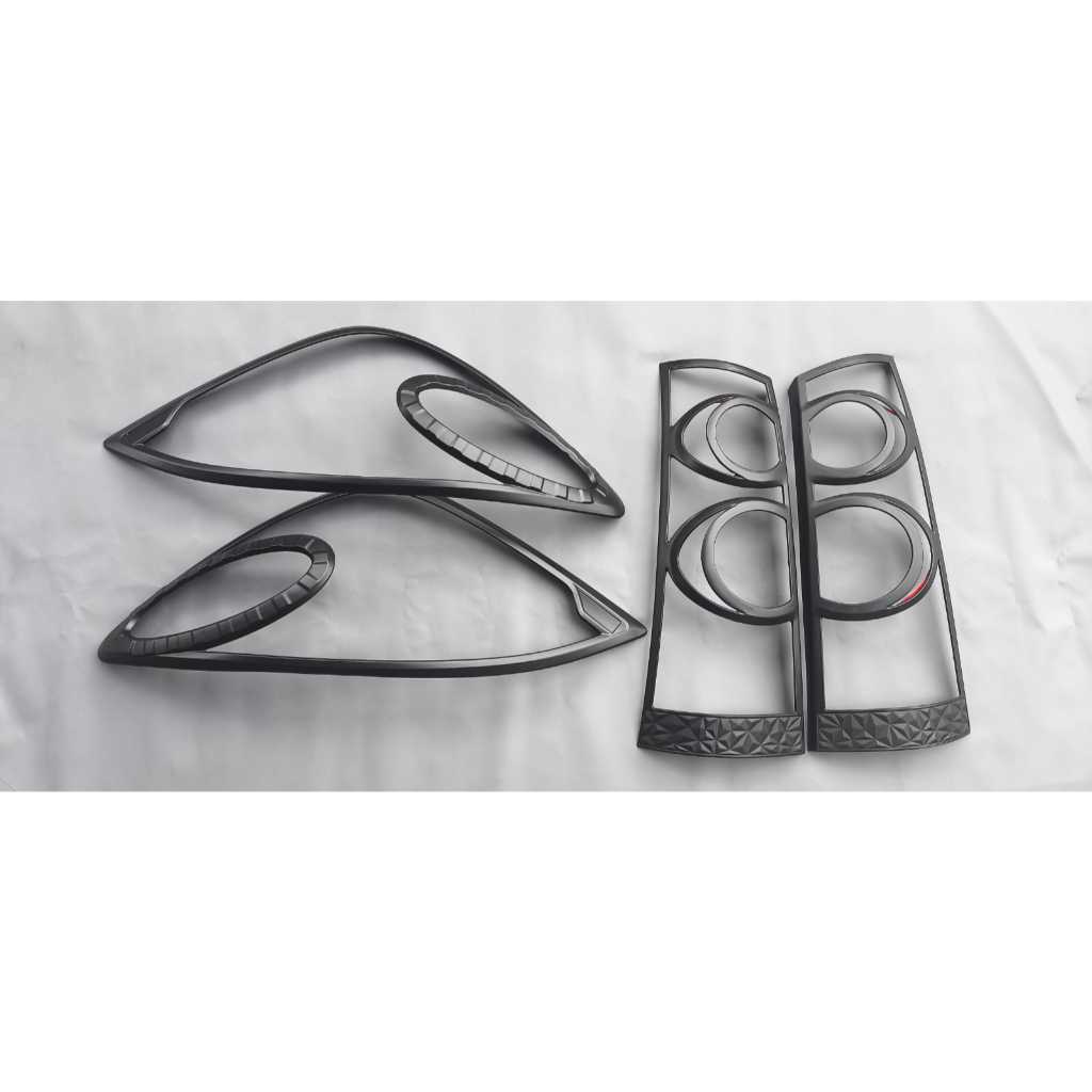 Garnish Lampu Depan Belakang Mobil Avanza Xenia 2007 - 2011 Vvti Hitam