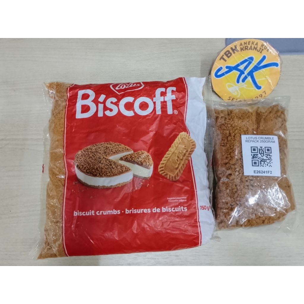

LOTUS CRUMBLE REPACK 250GRAM LOTUS BISCOFF CRUMBLE