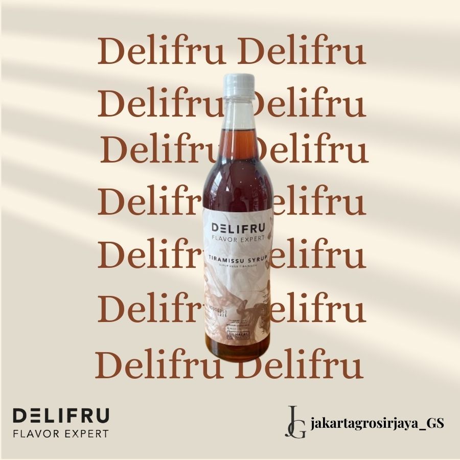 

Delifru Syrup Tiramisu - Sirup Tiramisu 1 Liter
