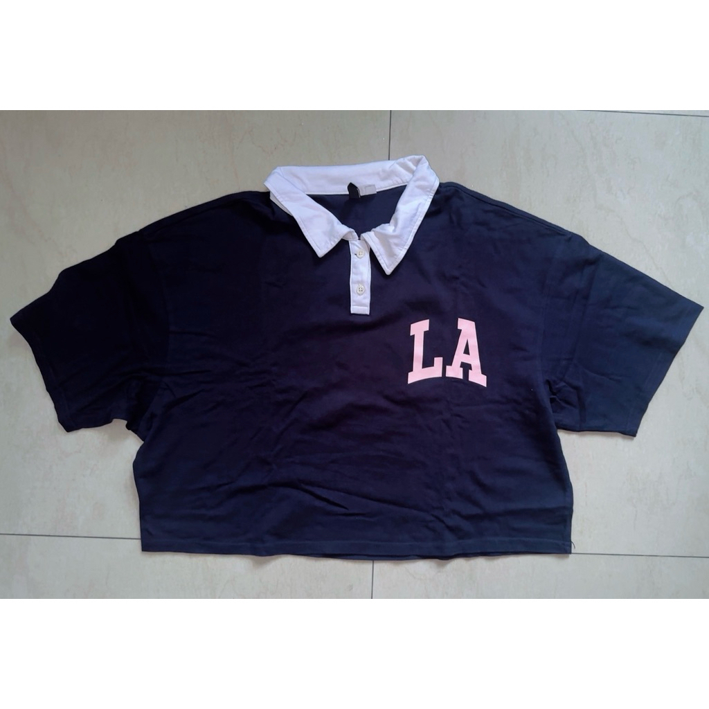 Kaos Crop Oversize HnM