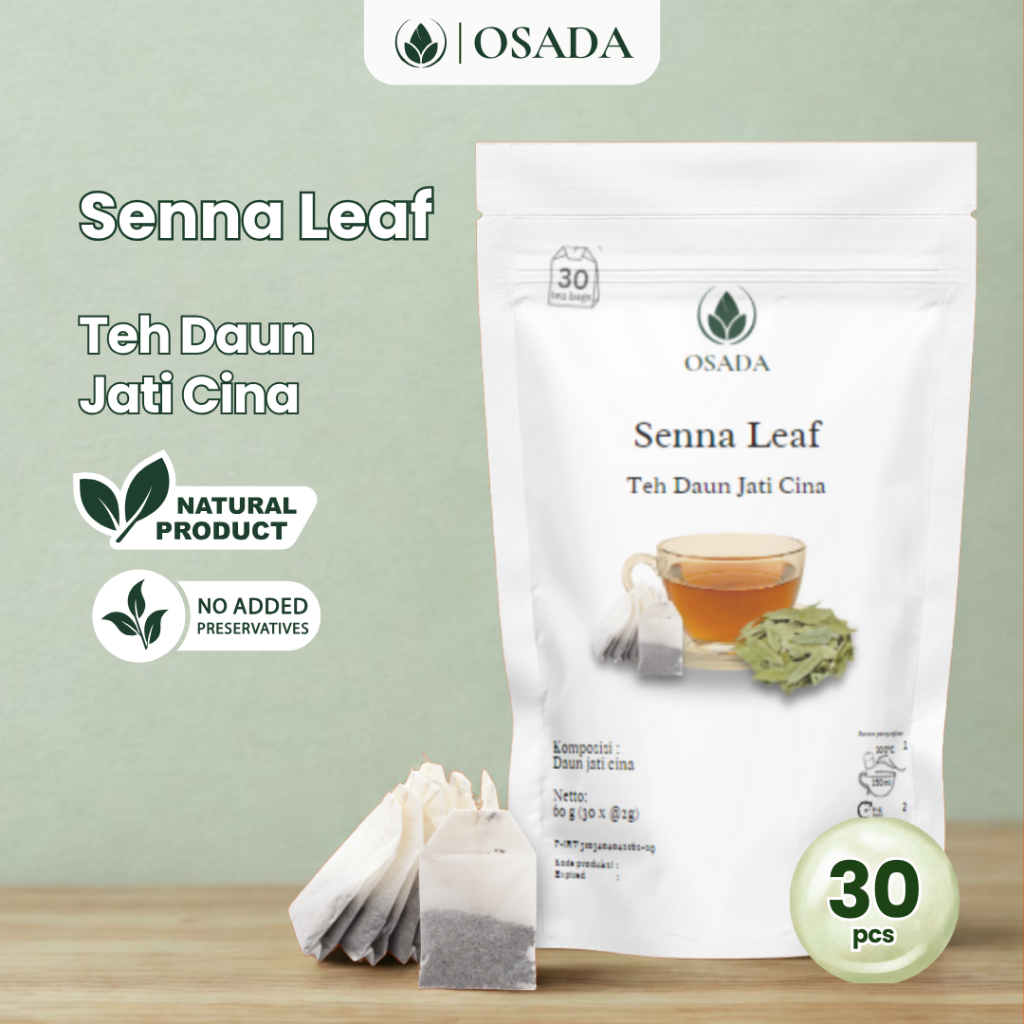 

Senna Leaf Osada | Teh Daun Jati Cina Premium