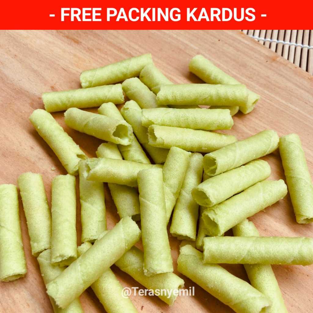 

Astor Pandan 125 Gram Snack Kiloan Wafer roll cemilan camilan manis pedas asin gurih