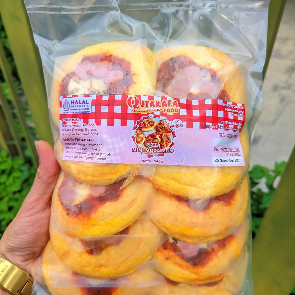 

PIZZA MINI QITAKAFA ISI 10
