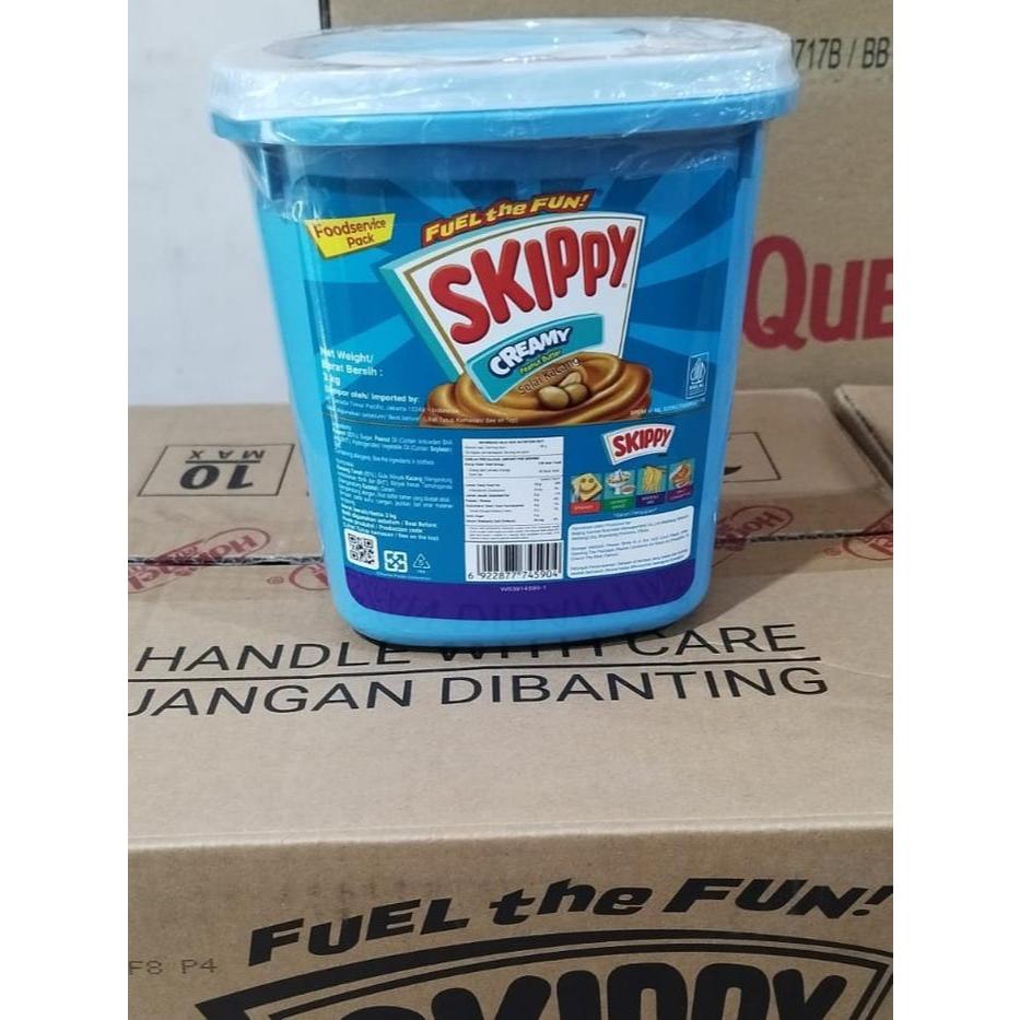 

Skippy Peanut Butter Creamy (3 Kg) | Selai Kacang Halus Import 3 kg