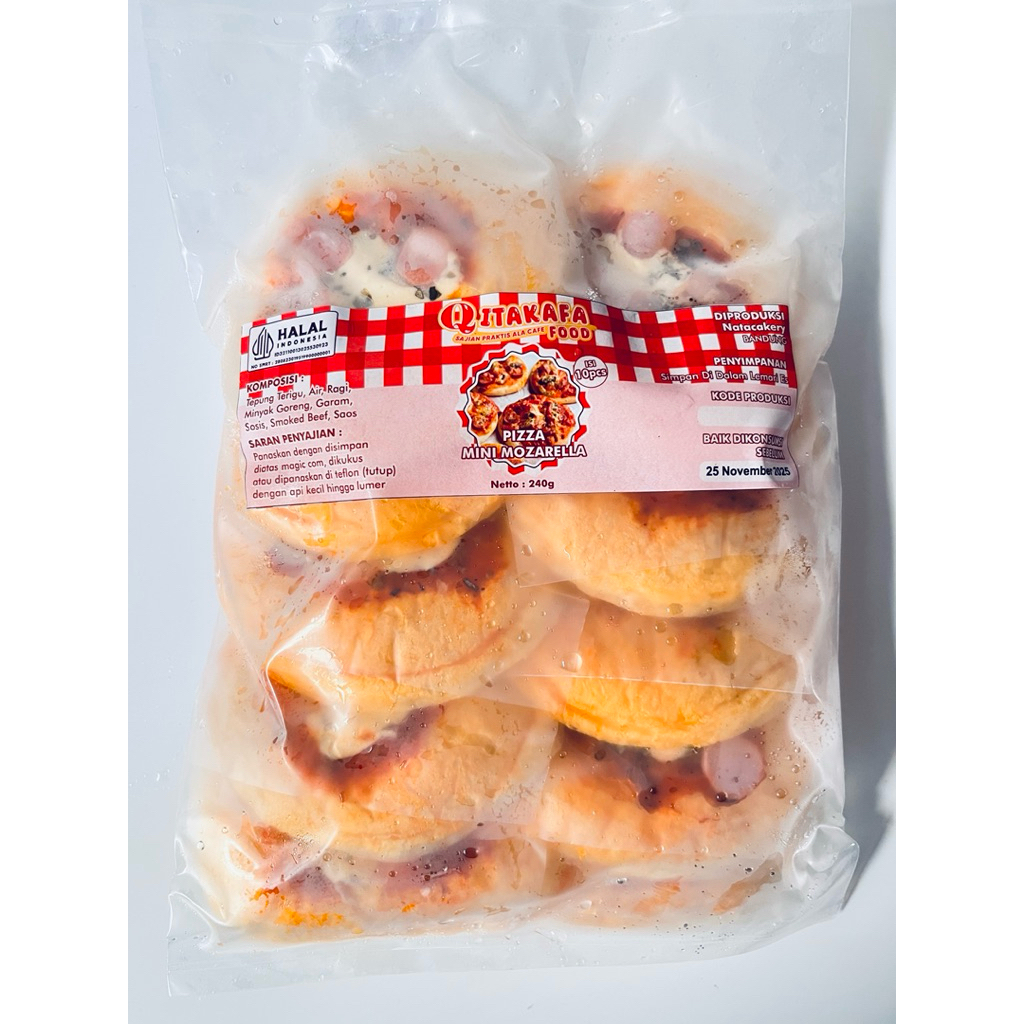 

Pizza mini mozarella QITAKAFA 240gr isi 10pcs