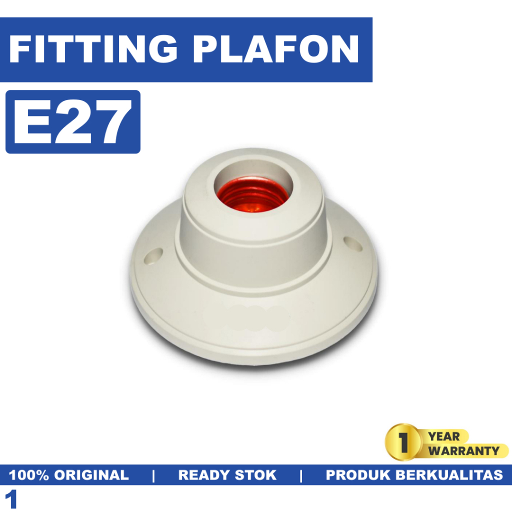 Fitting Lampu Plafon Bulat Fiting Lampu Plafon Oval E27 Piting Pitting Plafon E27 Kuningan SNI