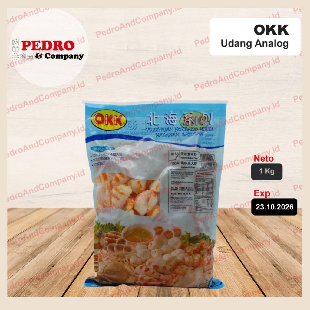 

OKK vegetarian medium prawn 1kg - FROZEN food