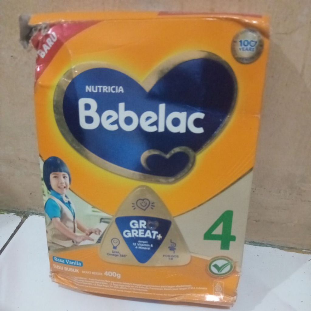 

Rijek Nutricia Bebelac Tahap 4 Vanila 400 Gr
