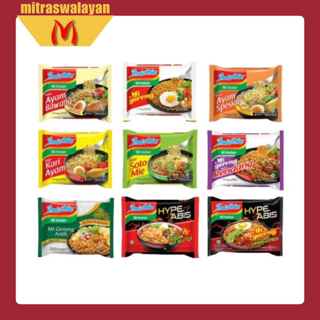 

INDOMIE Goreng dan Kuah Instant 79 gr All Varian