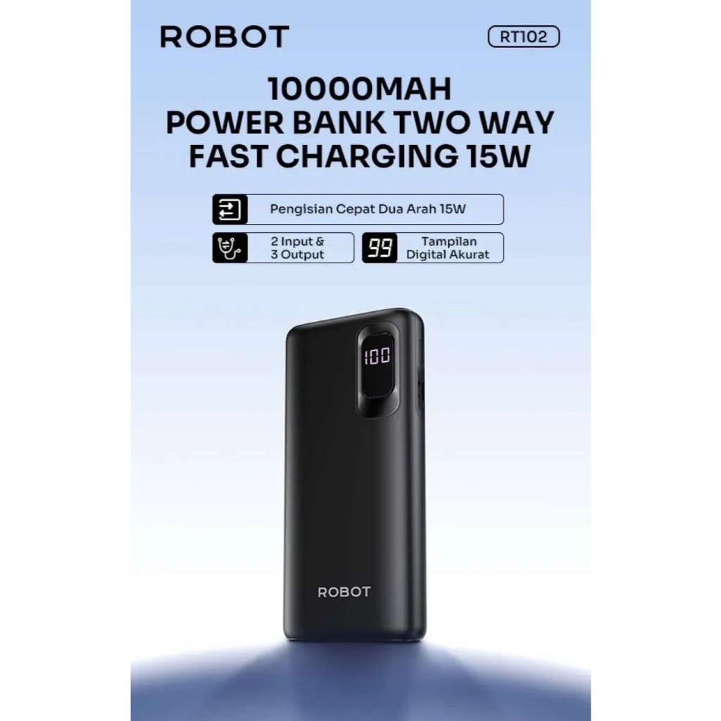 POWERBANK  ROBOT RT102 10.000MAH | ORIGINAL
