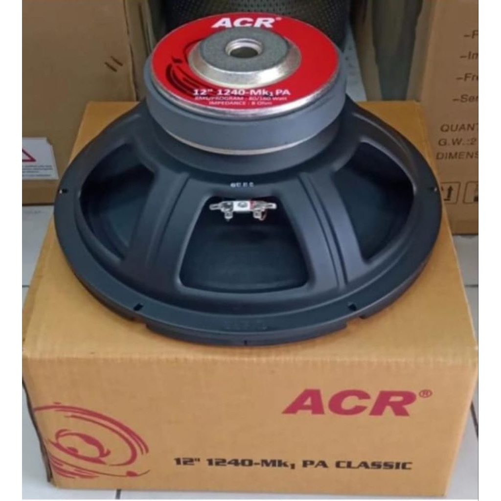 Speaker ACR classic 12 inch 1240 mk1 / 1240 mk2 pa classic ACR Fullrange