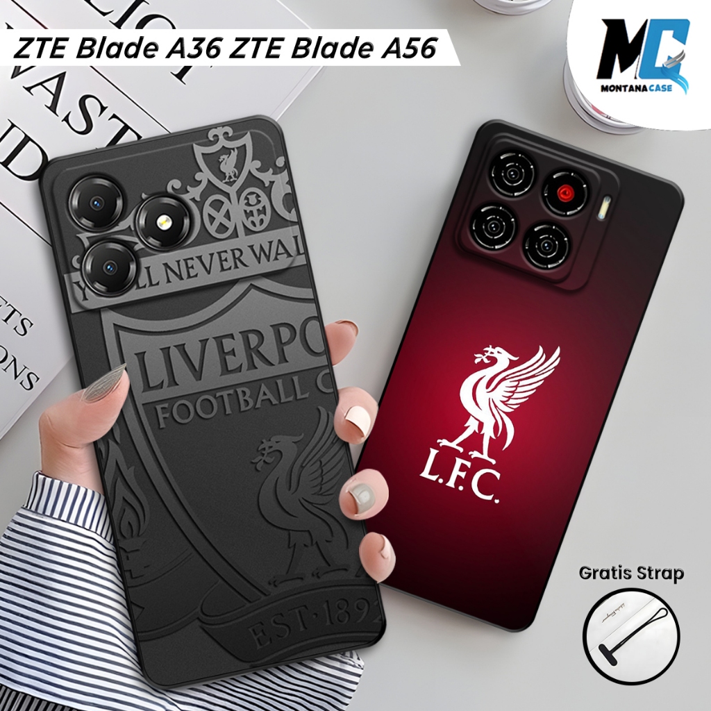 Montana Casing ZTE Blade A56 / ZTE Blade A36 Silikon Printing Gambar Livipool | Case Full Karet HP Z