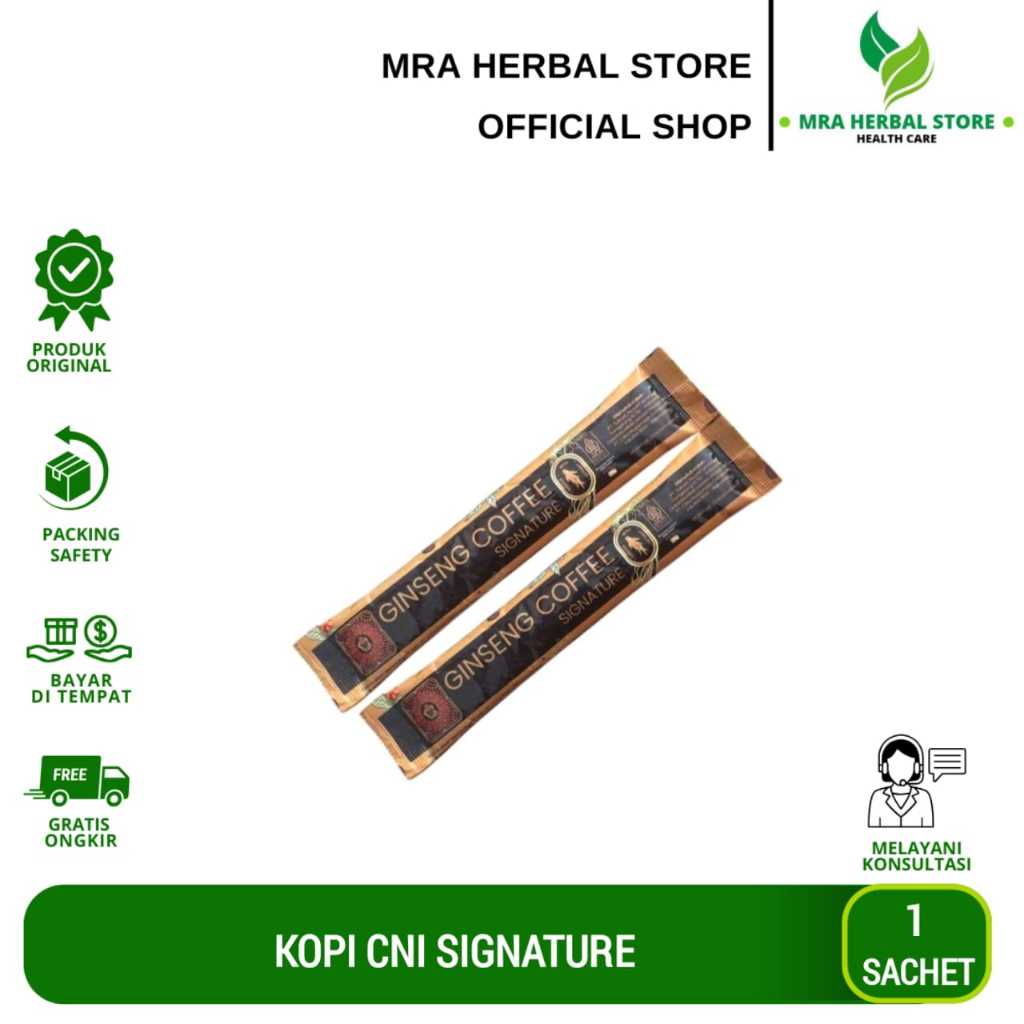 

Kopi CNI Signature Per Pcs | Coffee Ginseng Signature | Kopi Herbal Ginseng