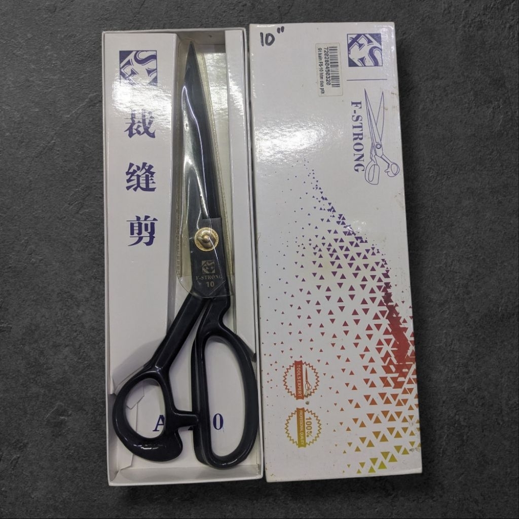 

gunting kain F-strong 10 inchi BARU