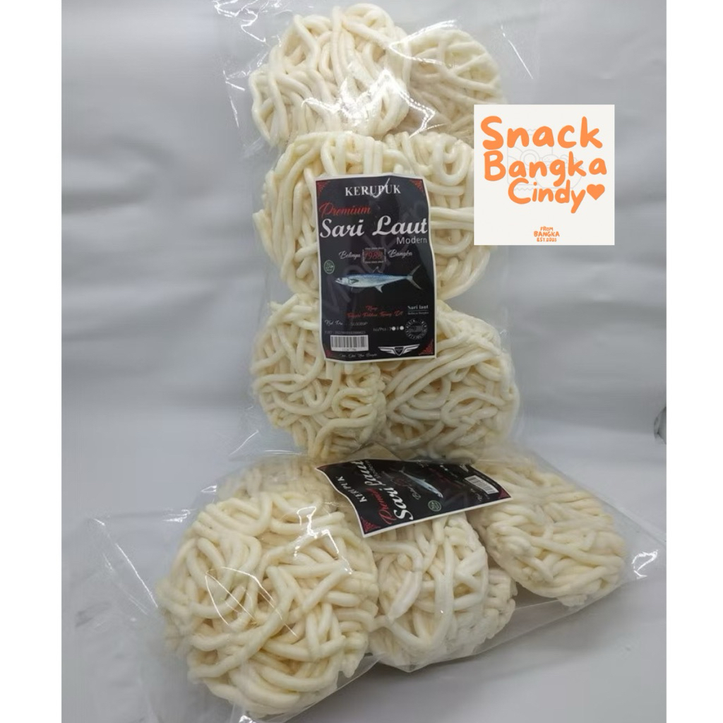 

Kerupuk Keriting Ikan Tenggi Sari laut Bentuk Besar