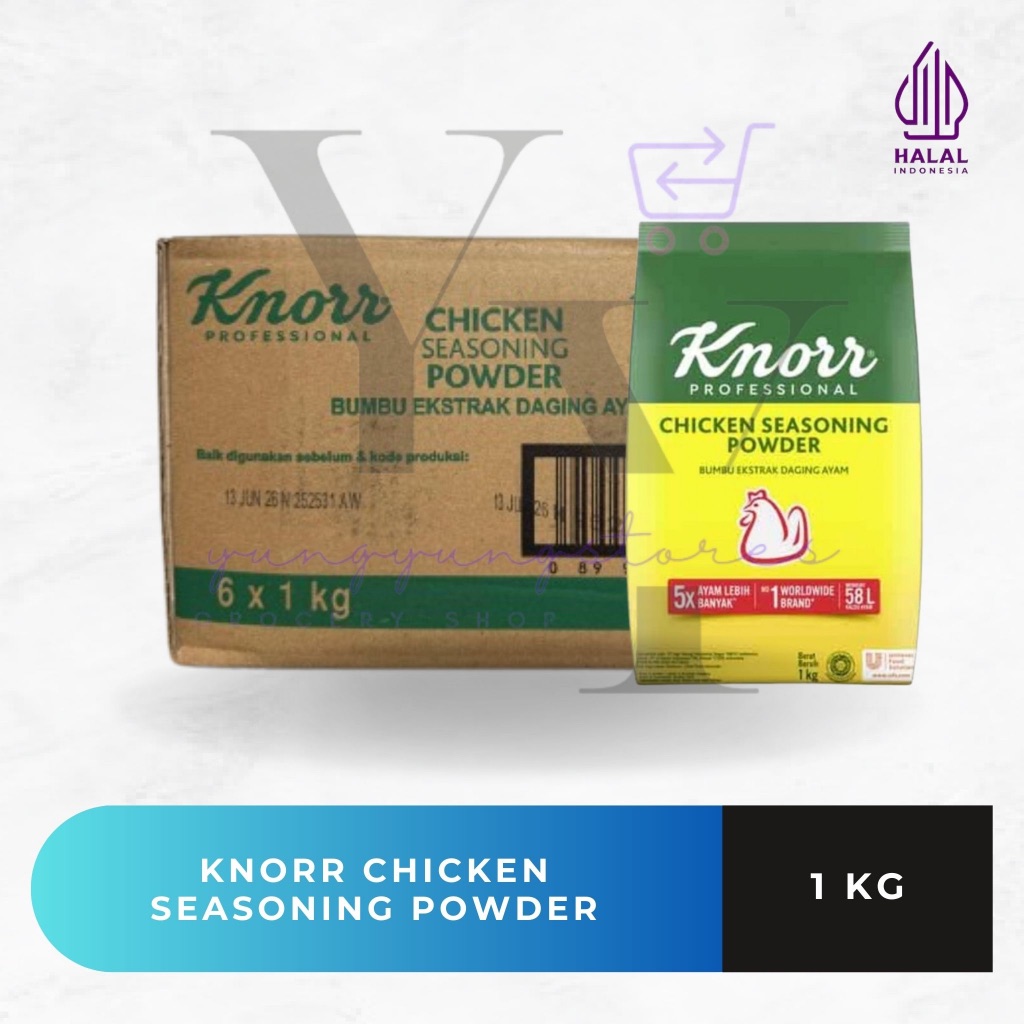 

1 Dus Isi 6 Bungkus Knorr Chicken Seasoning Powder 1 Kg