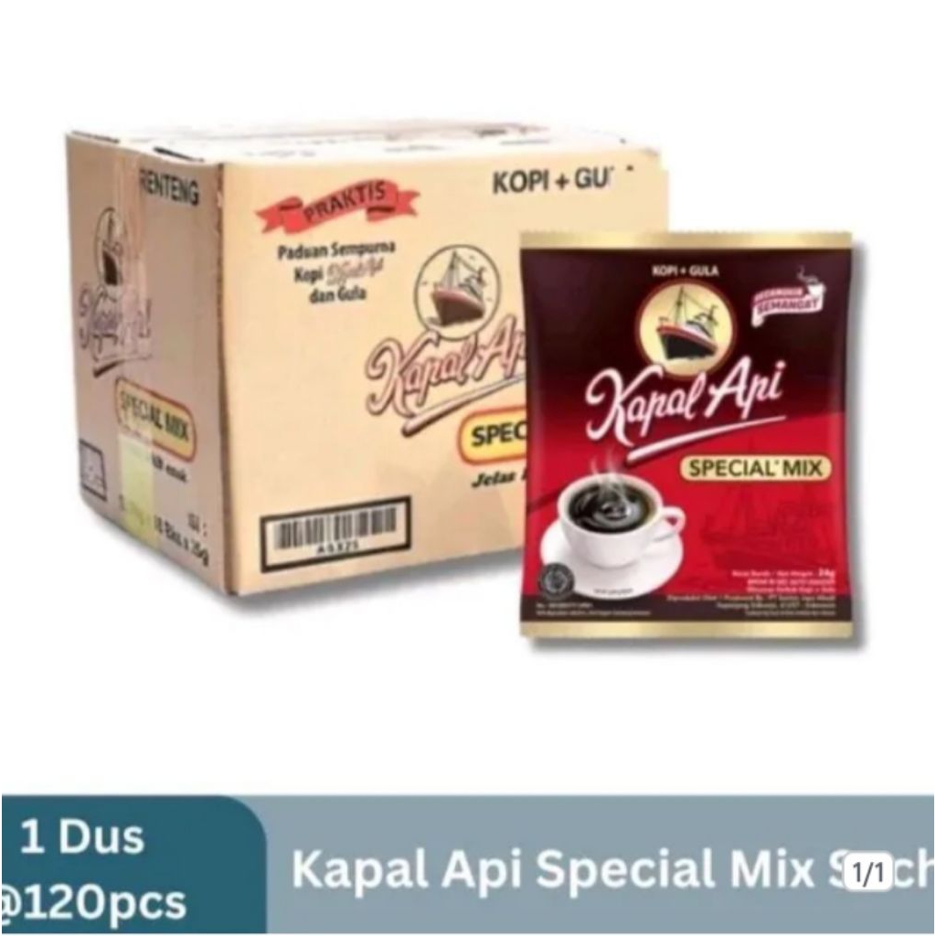 

Kopi Kapal Api Special Mix Dus isi 12 Renceng