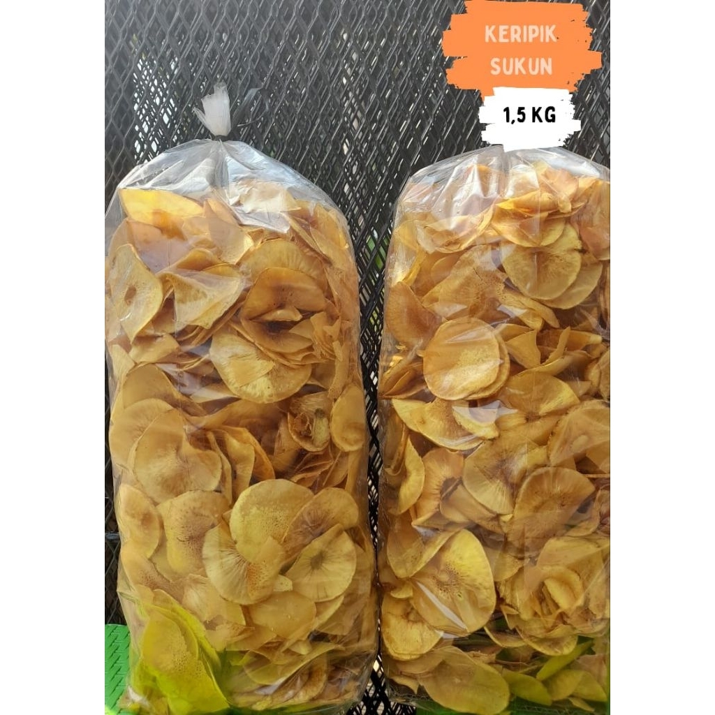 

Kripik Sukun 1,5 KG / Snack Sukun Goreng 1,5kg Enak Gurih Lezat