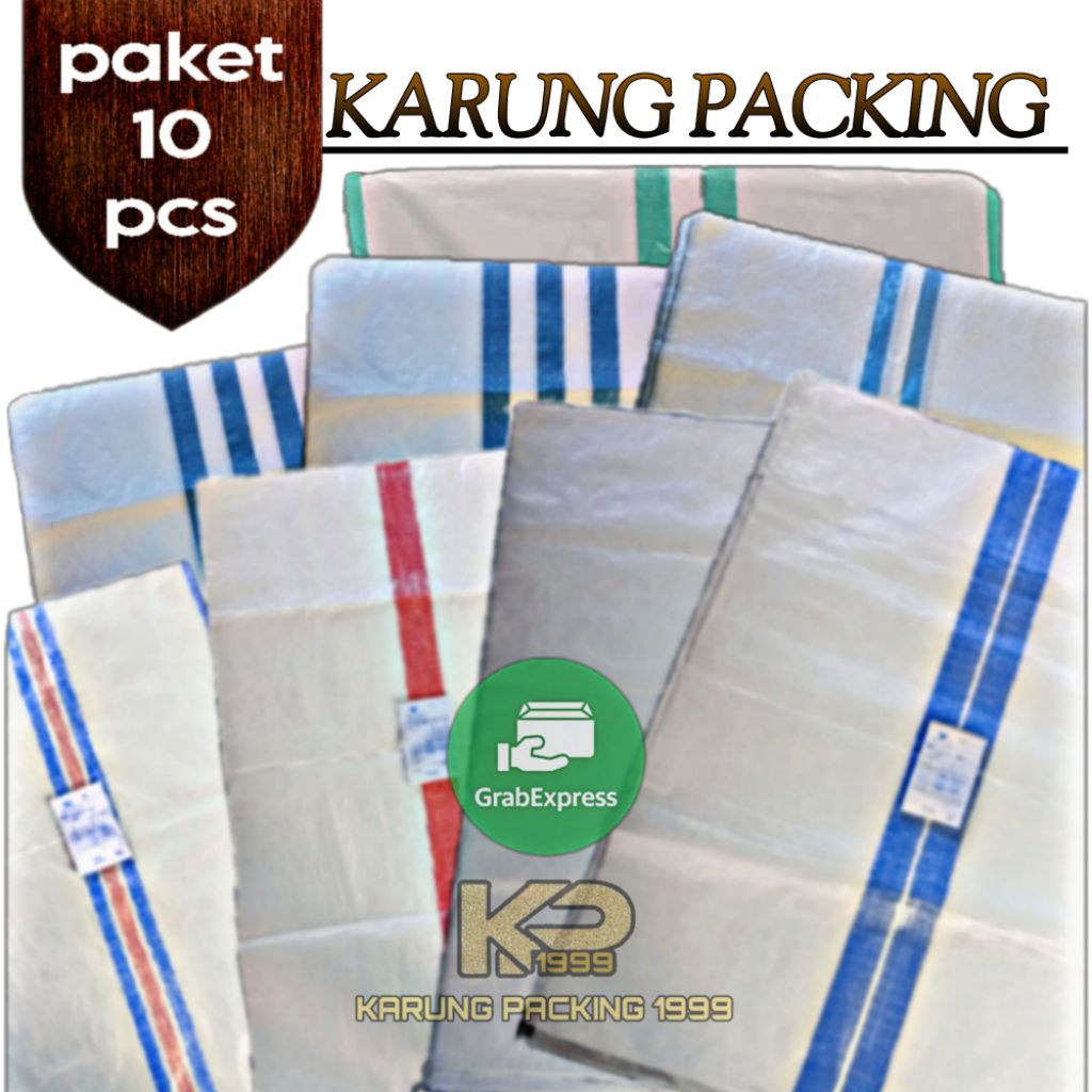 (10 pcs) karung plastik baru, karung packing besar