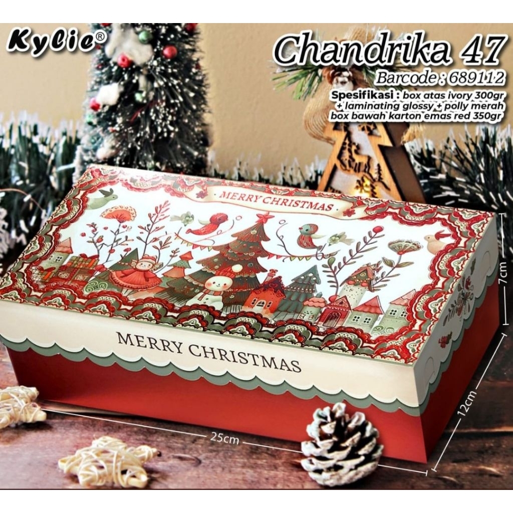 

5 PCS BOX KUE CAKE NATAL /XMAS / CHRISTMAS