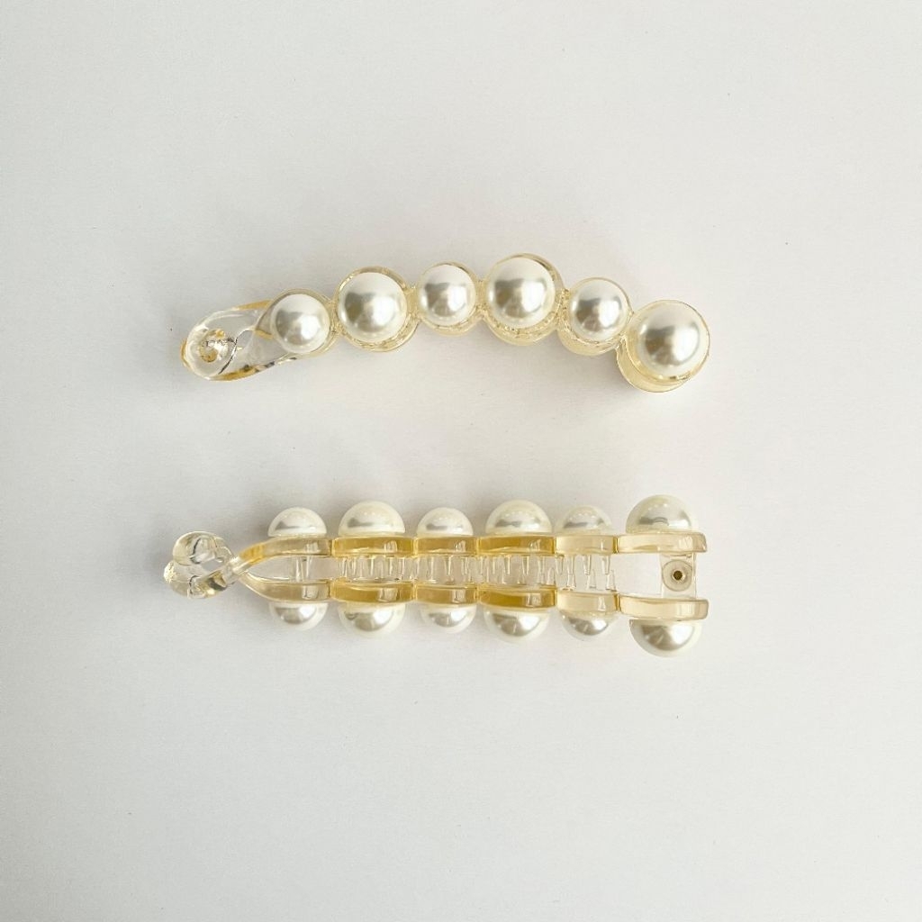 JEPIT RAMBUT MUTIARA JEPIT PISANG JEPIT PONYTAIL