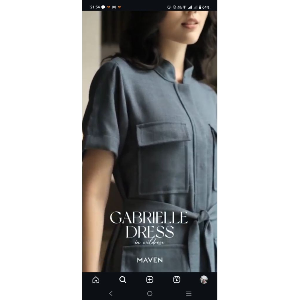 Maven Gabrielle Sleeve Dress in Tropper