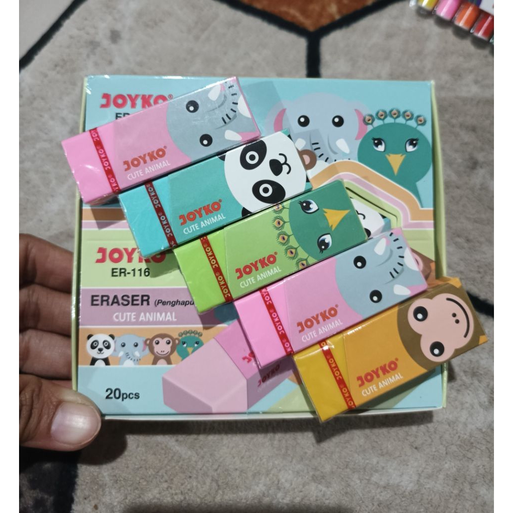 

Penghapus Hitam Pengahapus Lebar Karakter Warna Warni Persegi Panjang