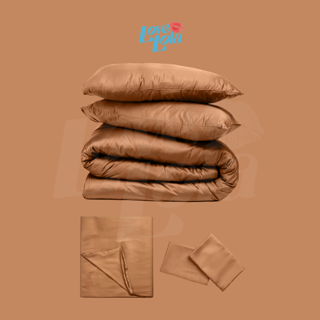 LOVE LOLA Quilt Cover Tencel Premium - Chocolate