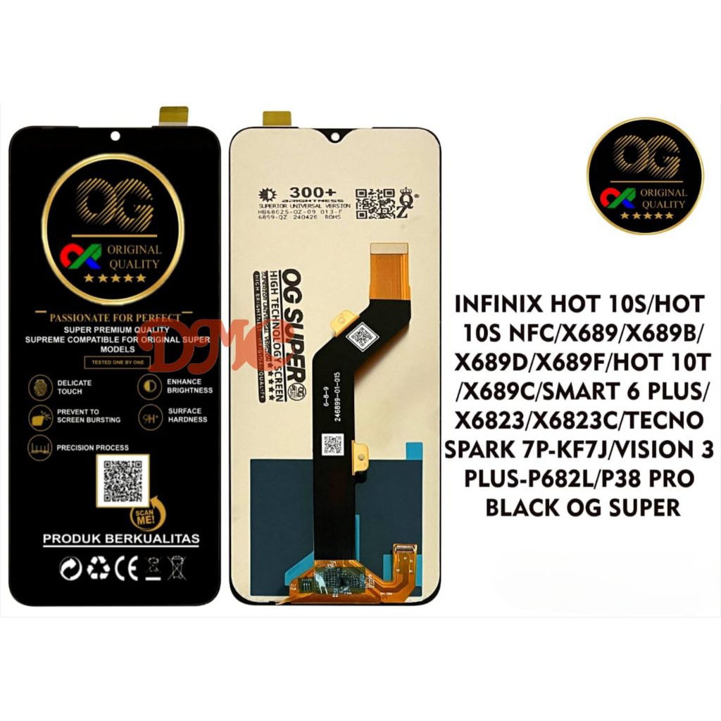 LCD INFINIX HOT 10S/HOT10S NFC/SMART 6+ LCD TOUCHSCREEN ORIGINAL