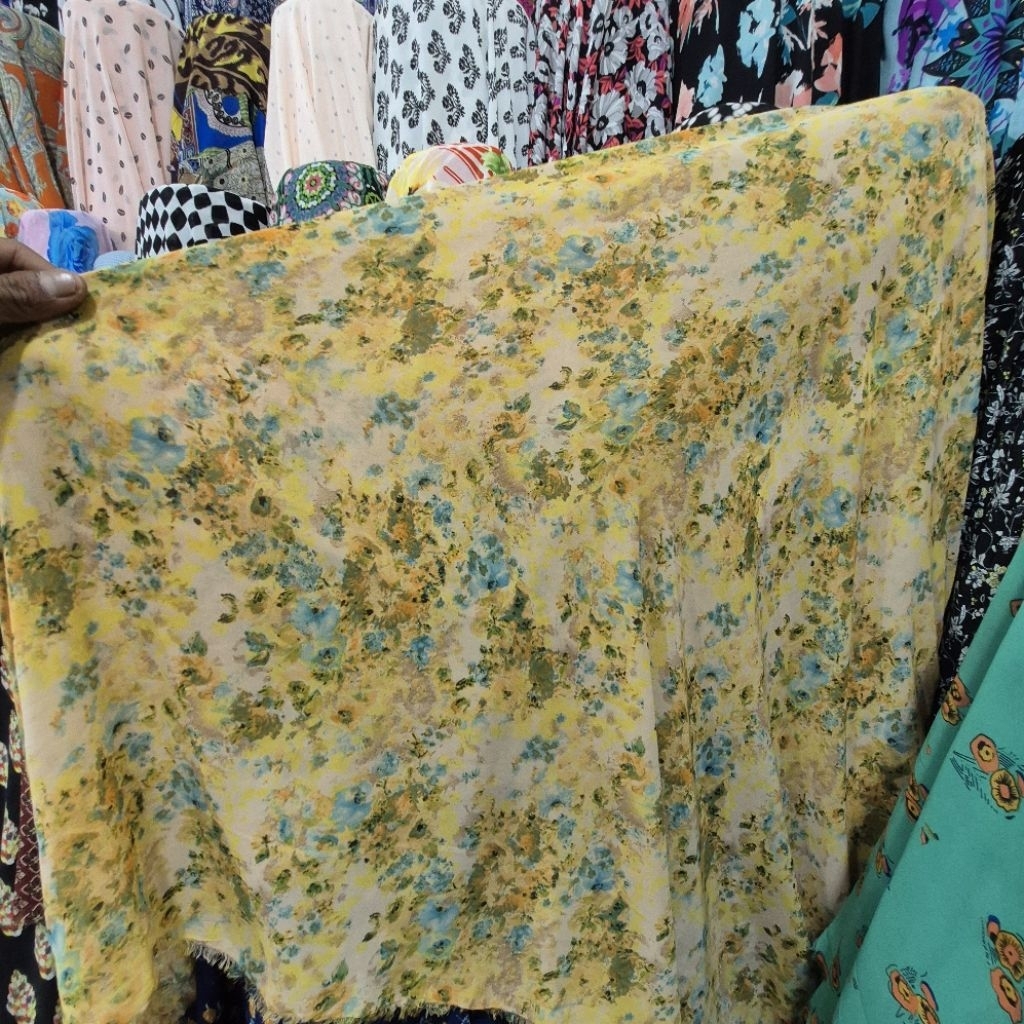 KAIN SIFON CERUTY PREMIUM MOTIF ABSTRAK - KAIN SIFON MOTIF ABSTRAK - BAHAN KAIN MOTIF ABSTRAK - HARG