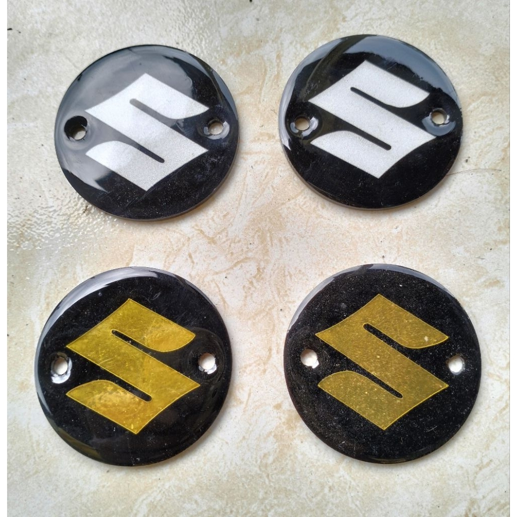 Emblem Logo Stiker Timbul Tangki Motor Suzuki A100 A2 A3