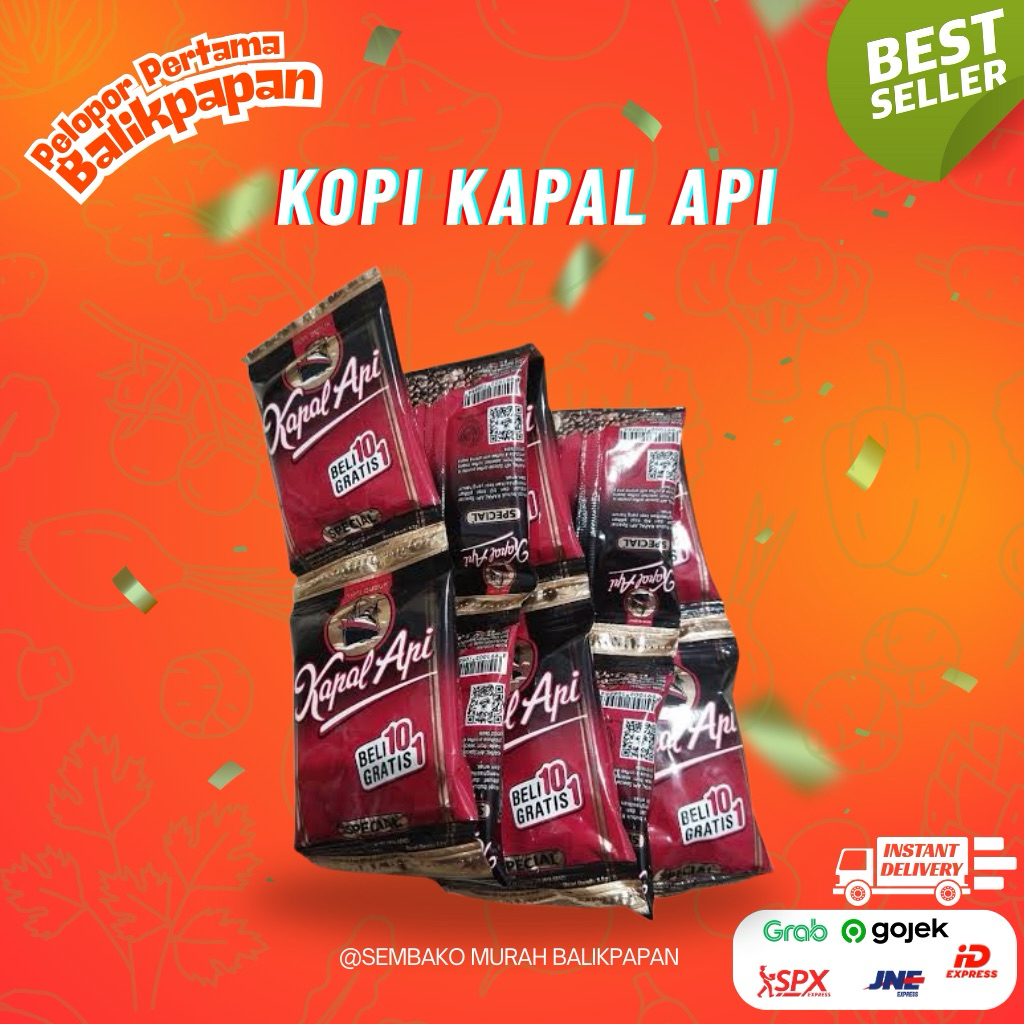 

Kopi Kapal Api Special Merah Renteng Kapal Api Mini 6,5gr x 10 sachet