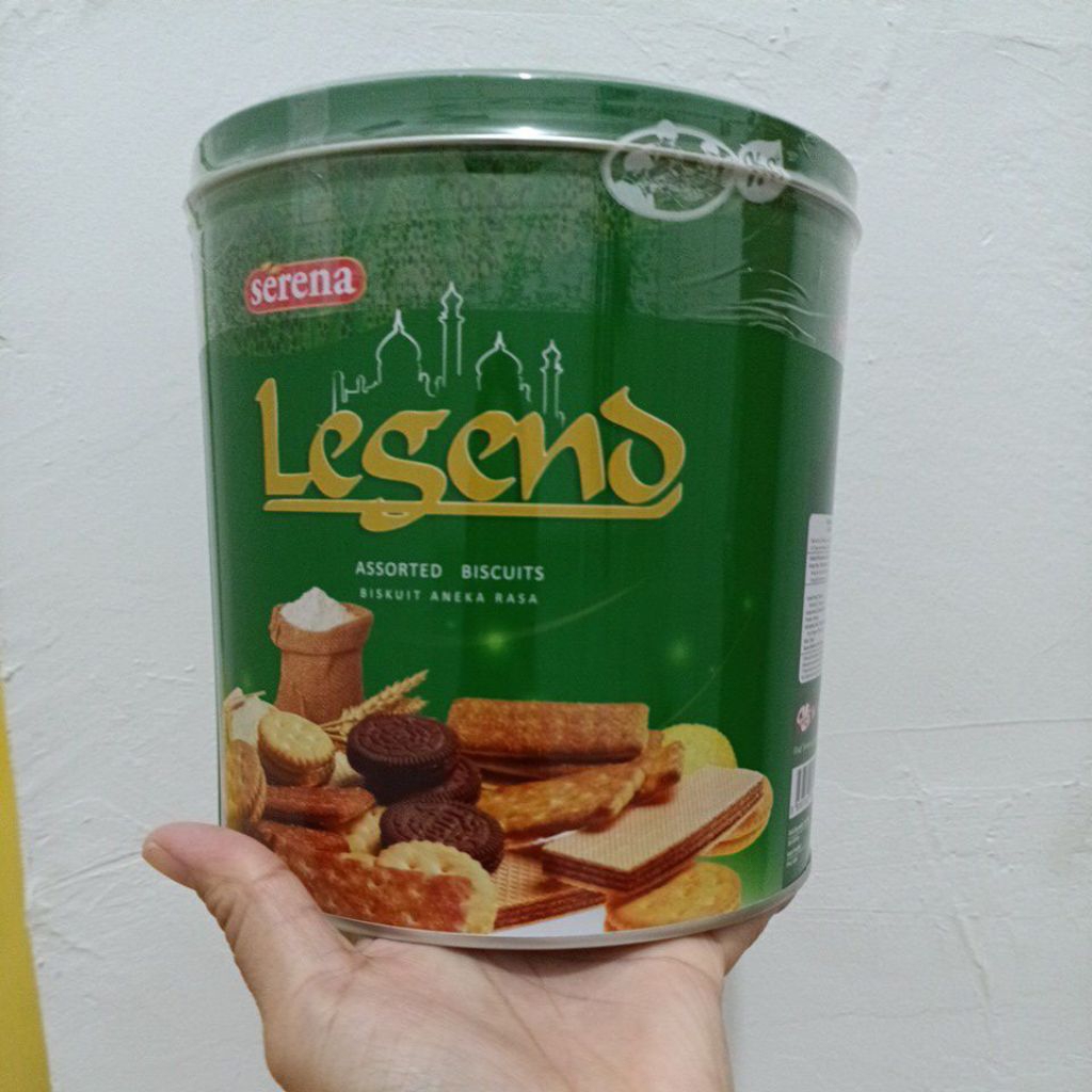 

Serena Legend 287g/Biskuit Serena Legend Kaleng Bulat 287g /Biskuit Serena Legend Kaleng 287g