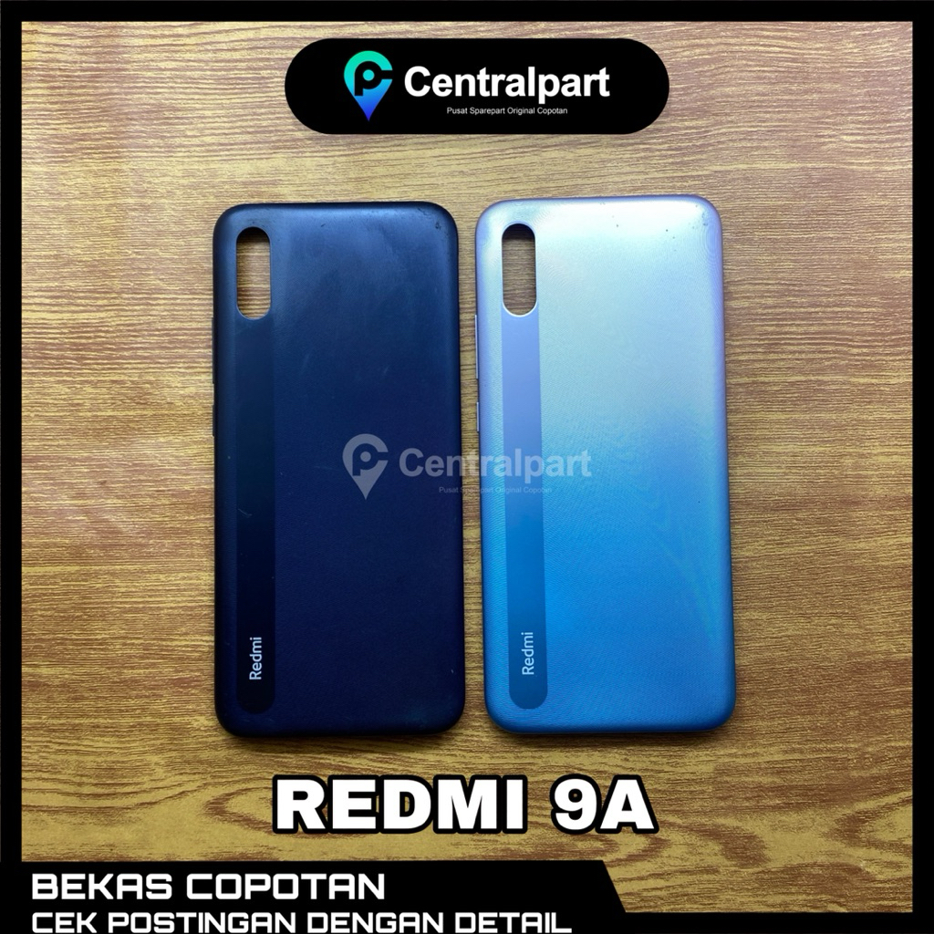 BACKDOOR CASING COVER TUTUP BELAKANG REDMI 9A ORIGINAL COPOTAN