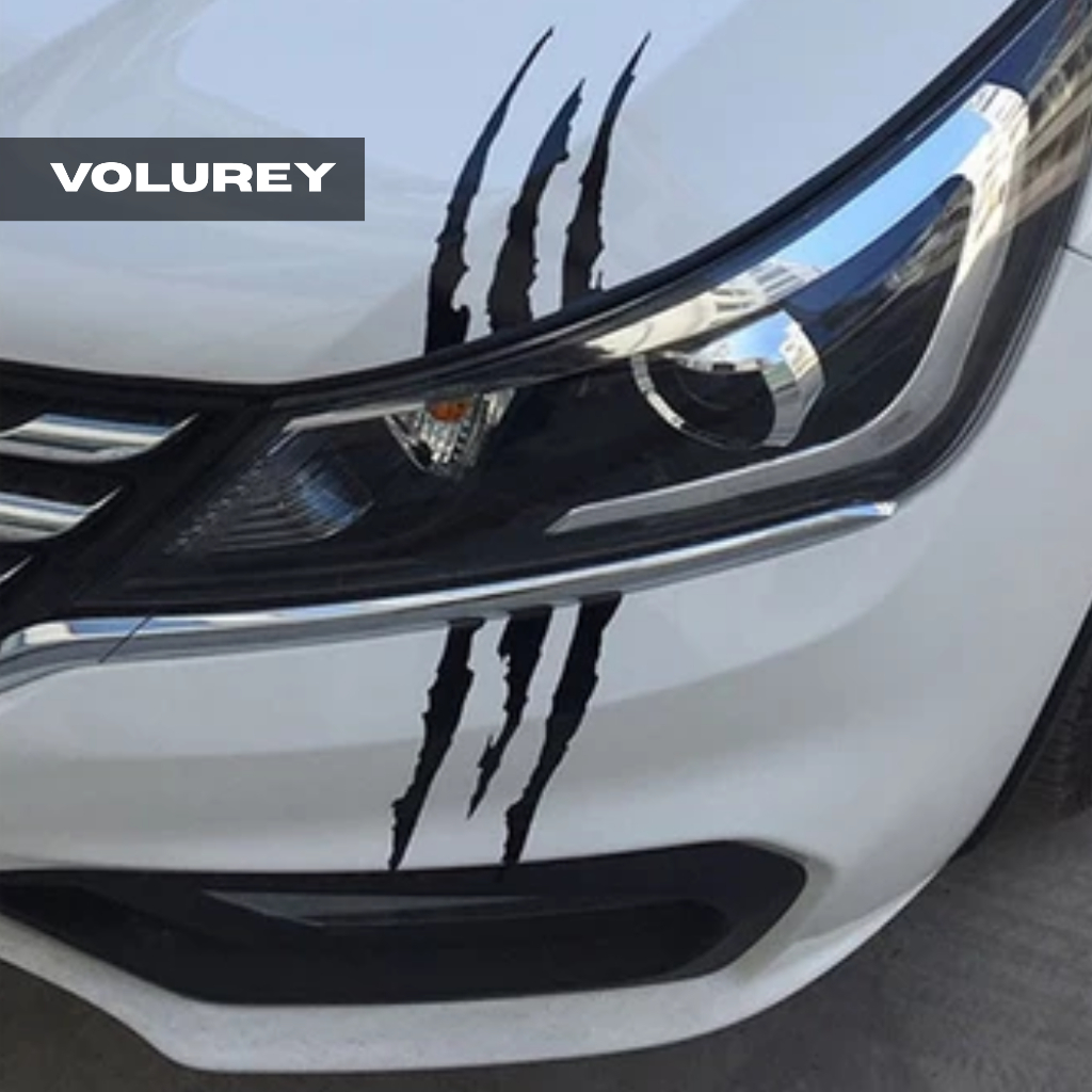 STICKER CAKAR MONSTER 3D TIMBUL CAKARAN HARIMAU BARET HEADLAMP LAMPU KACA MOBIL MOTOR RACING