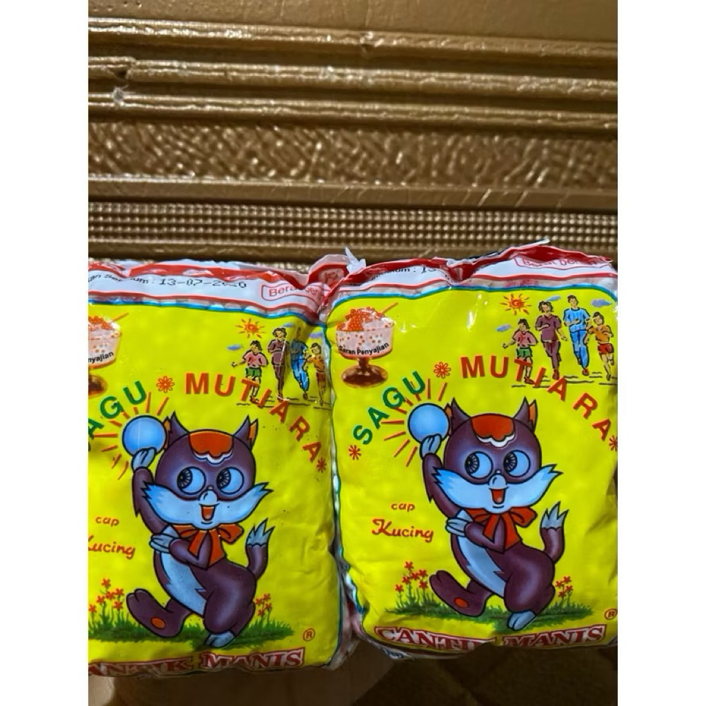 

Sagu Mutiara Cap Kucing 100gr