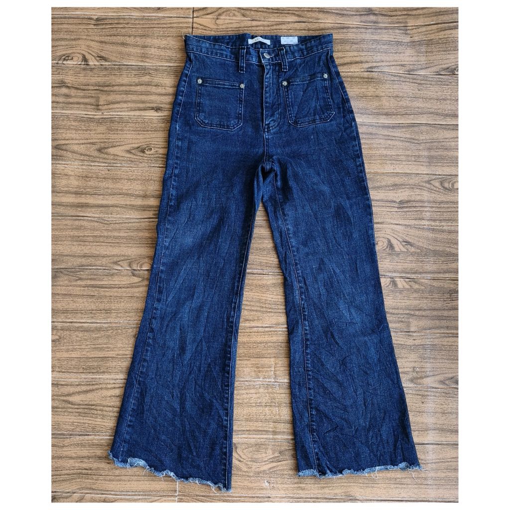 LONGPANT JEANS DENIM WANITA M.E.R.G.E H-W BOOTCUT CUTBRAY SIZE-26 JCS26