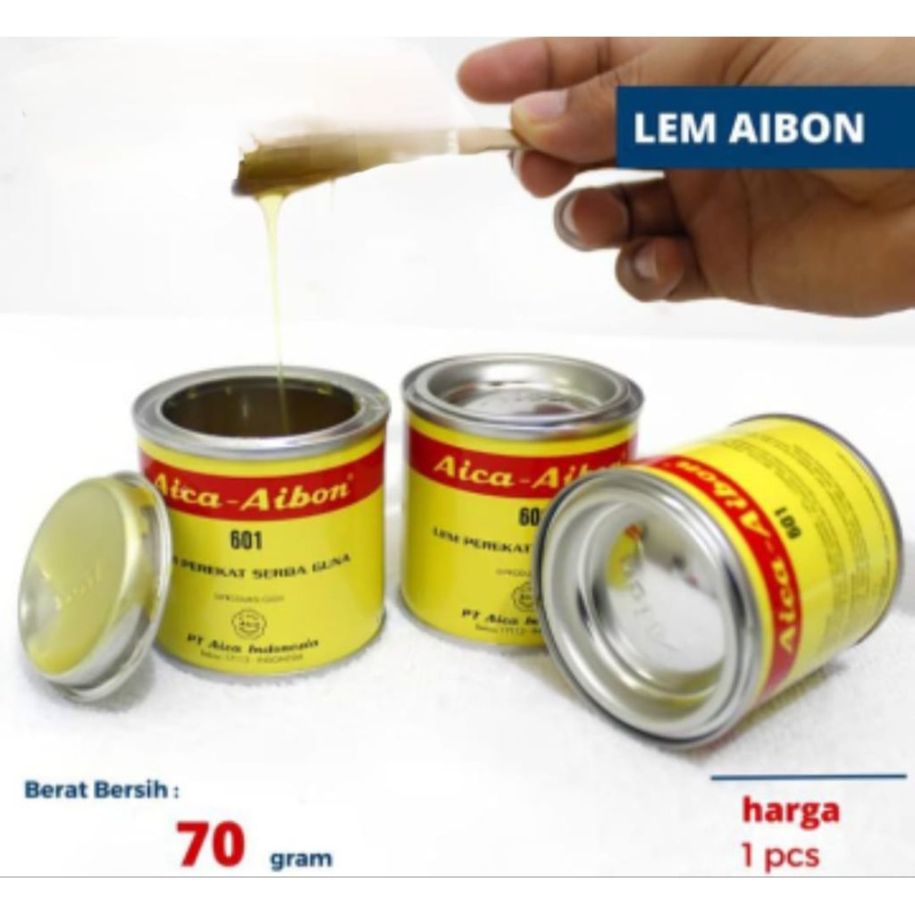 

Lem Serbaguna Aica-Aibon 70 Gram - Kaleng.