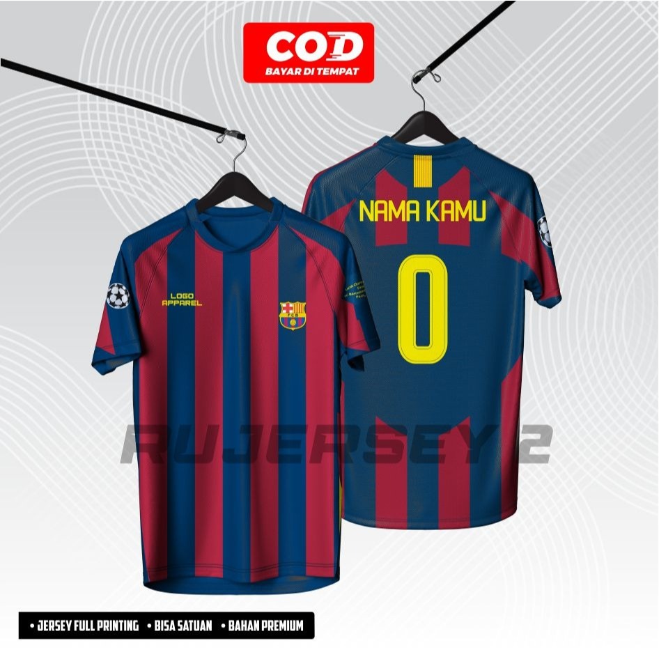 Jersey Barcelona 2005/2006 Final UCL Printing