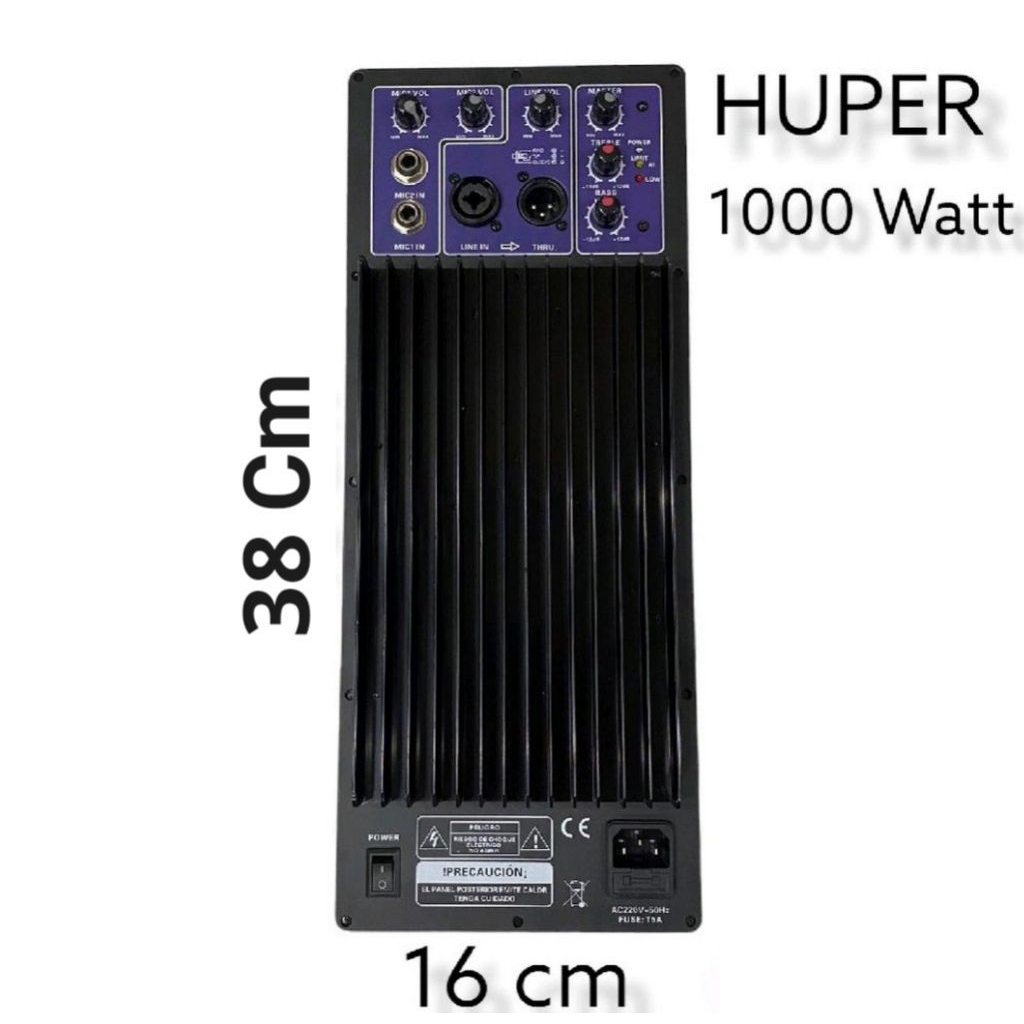 Power kit Mesin Speaker Aktif Model Huper Class H 1000 Watt Bisa Untuk 2/3 Way Original