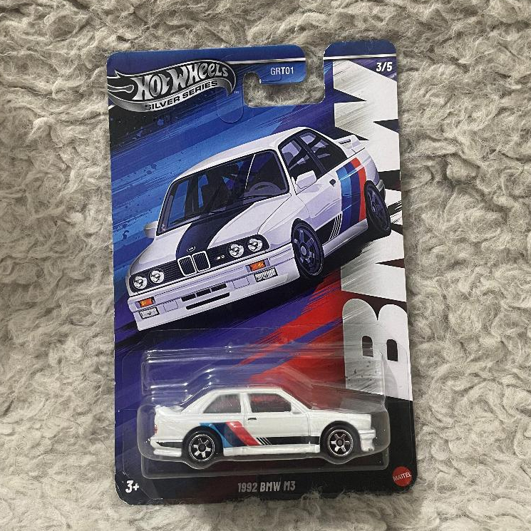 Hot Wheels 1992 BMW M3 White BMW Series