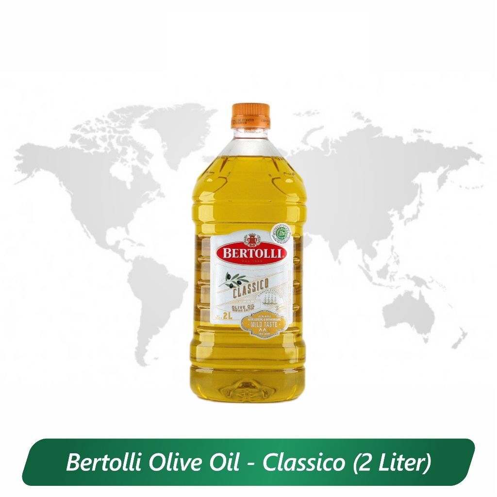 

Bertolli Classico Olive Oil Mild Taste 2000 mL Botol Minyak Zaitun 2L 2 L