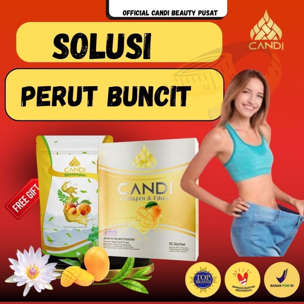PELANGSING BADAN AMPUH DETOX LEMAK PERUT BUNCIT COLAGEN FIBER CANDI+ TEH SLIMINGTOX