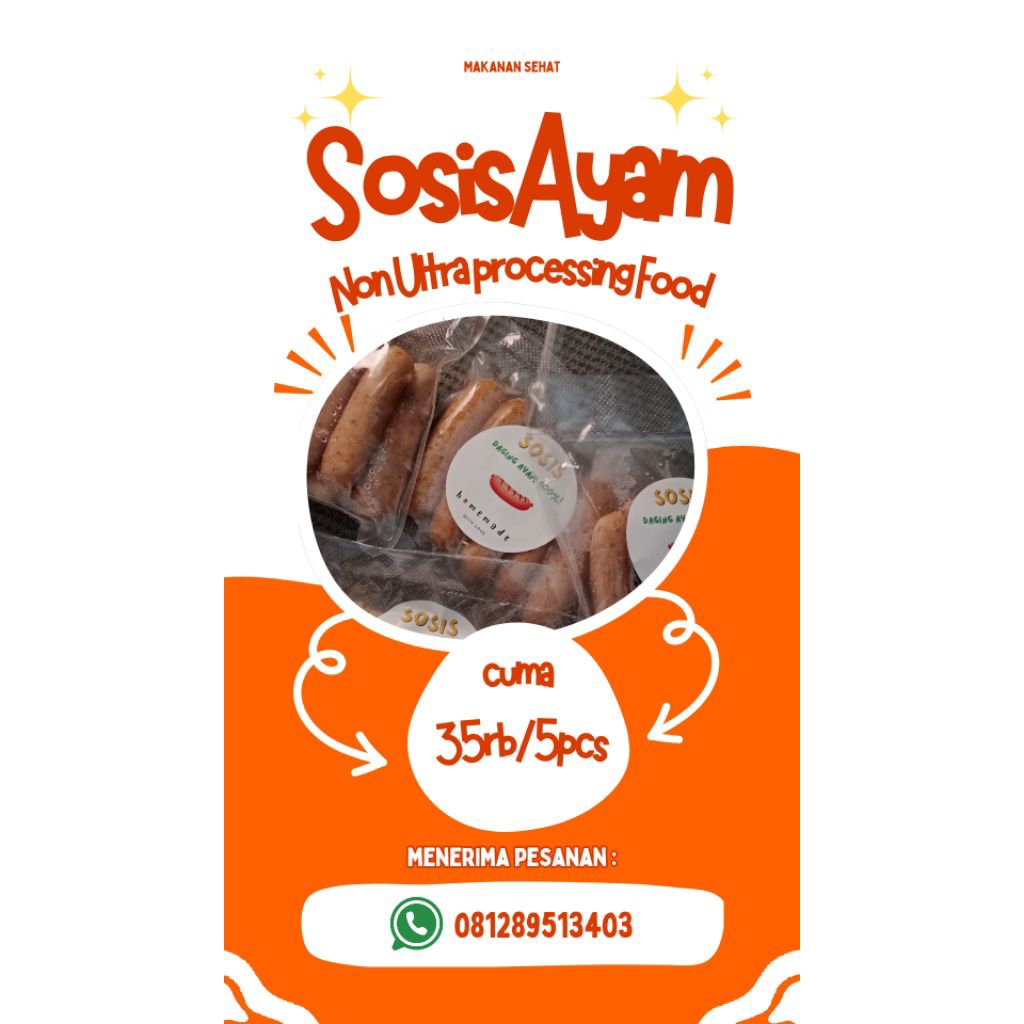 

Sosis Ayam Non Ultra Process Food