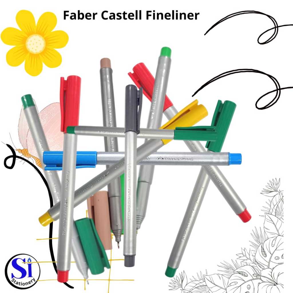 

Pulpen Faber Castell FineLiner Drawing pen 0.4 mm Satuan
