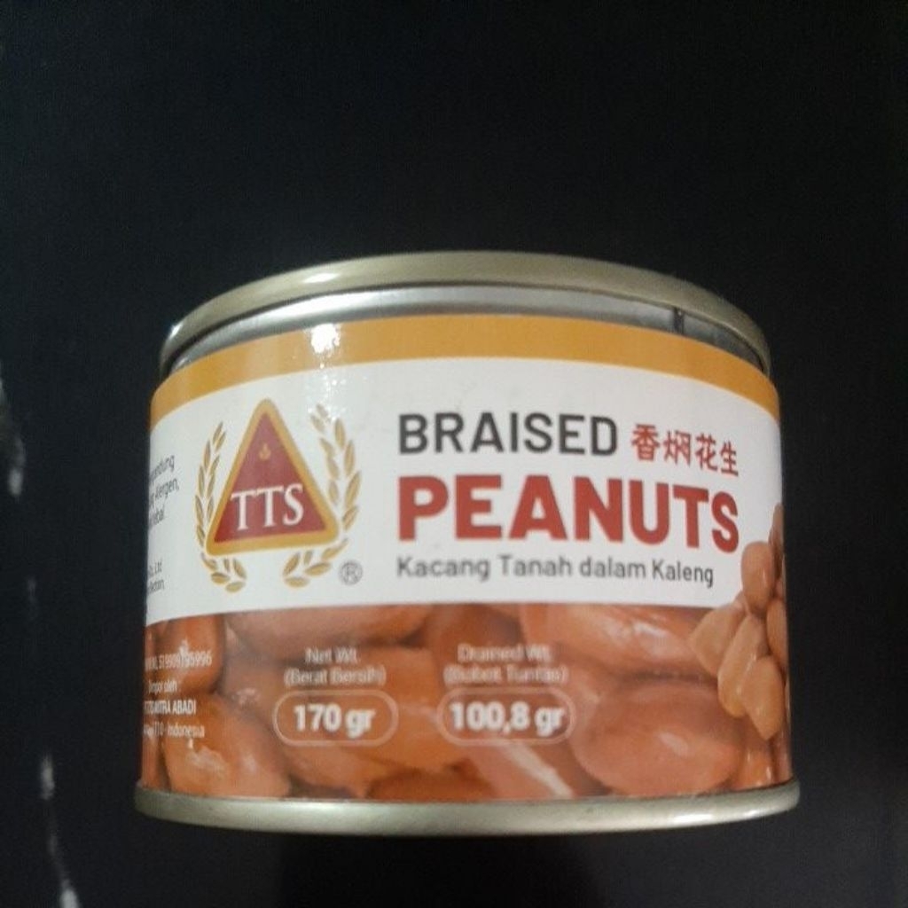 

TTS Braised PEANUTS 170gr / Kacang Tanah Kalengan