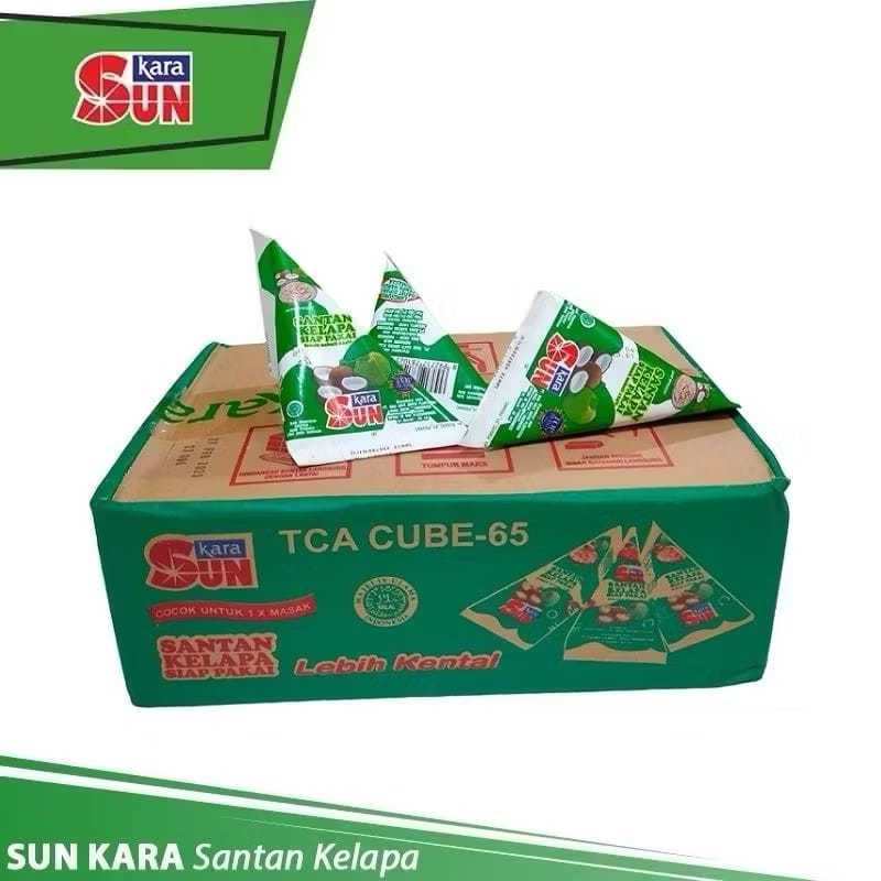 

Santan Kelapa Instant Sun Kara 65 ml isi 36 pcs (1 dus)